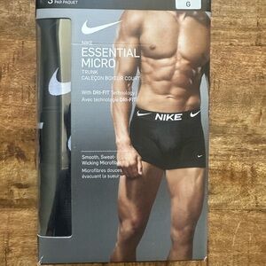Nike Essential 3 pack Micro Trunk - Black